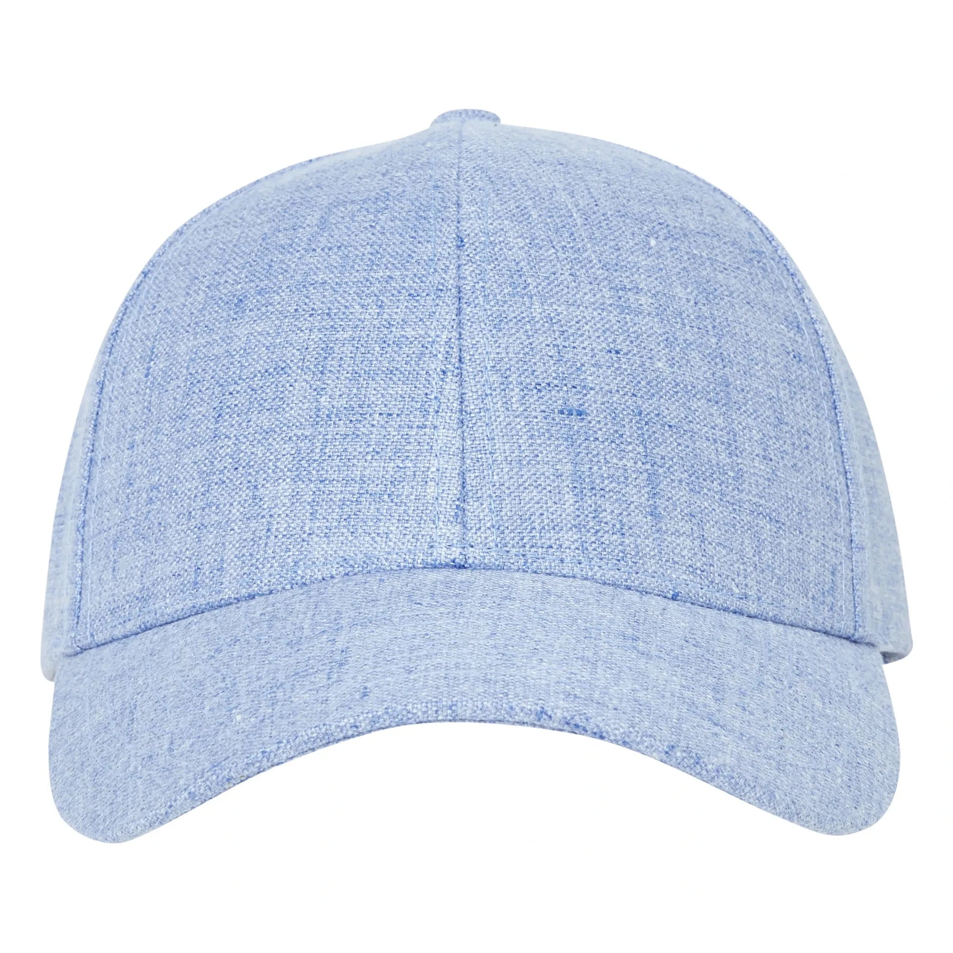 Varsity Headwear - Linen Cap | Azure blue