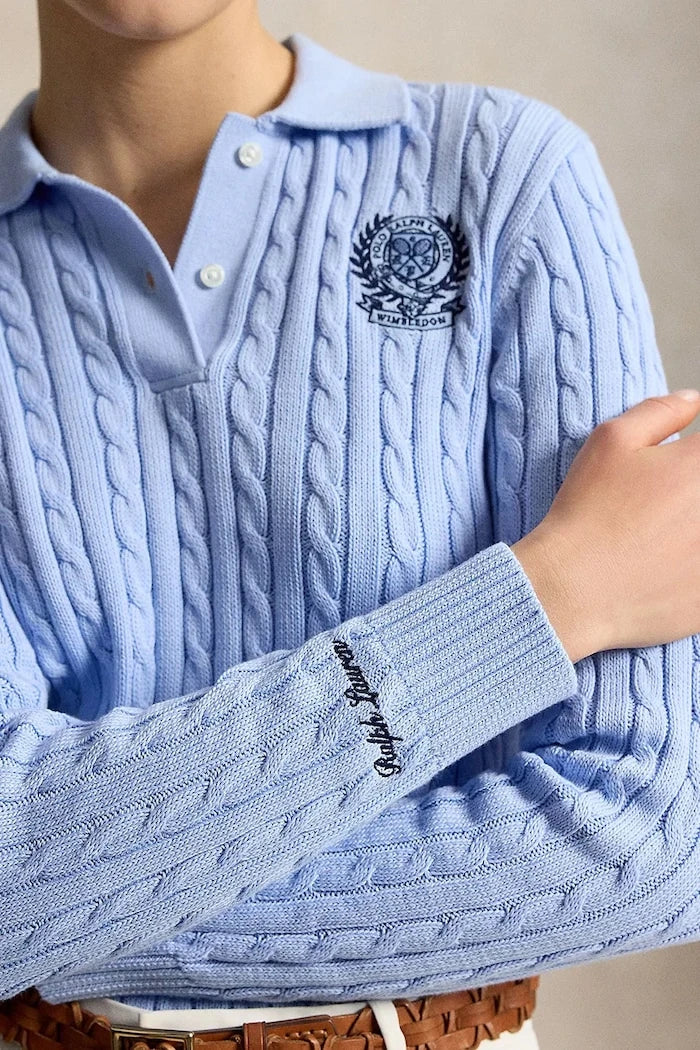 Polo Ralph Lauren пуловер дамски от памук Wimbledon