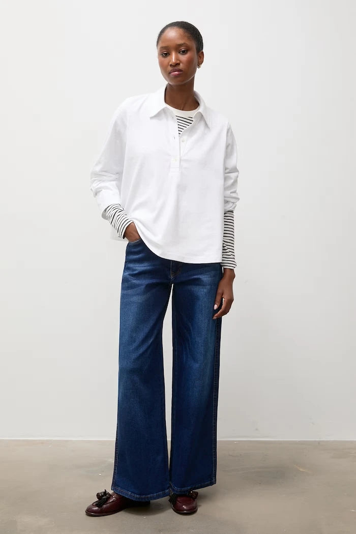 Kadın wide leg jean