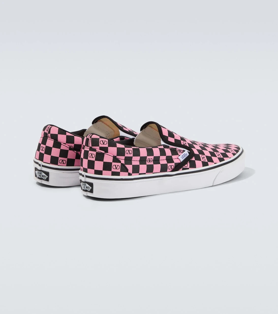 Valentino Garavani - x Vans VLogo checked slip-on shoes