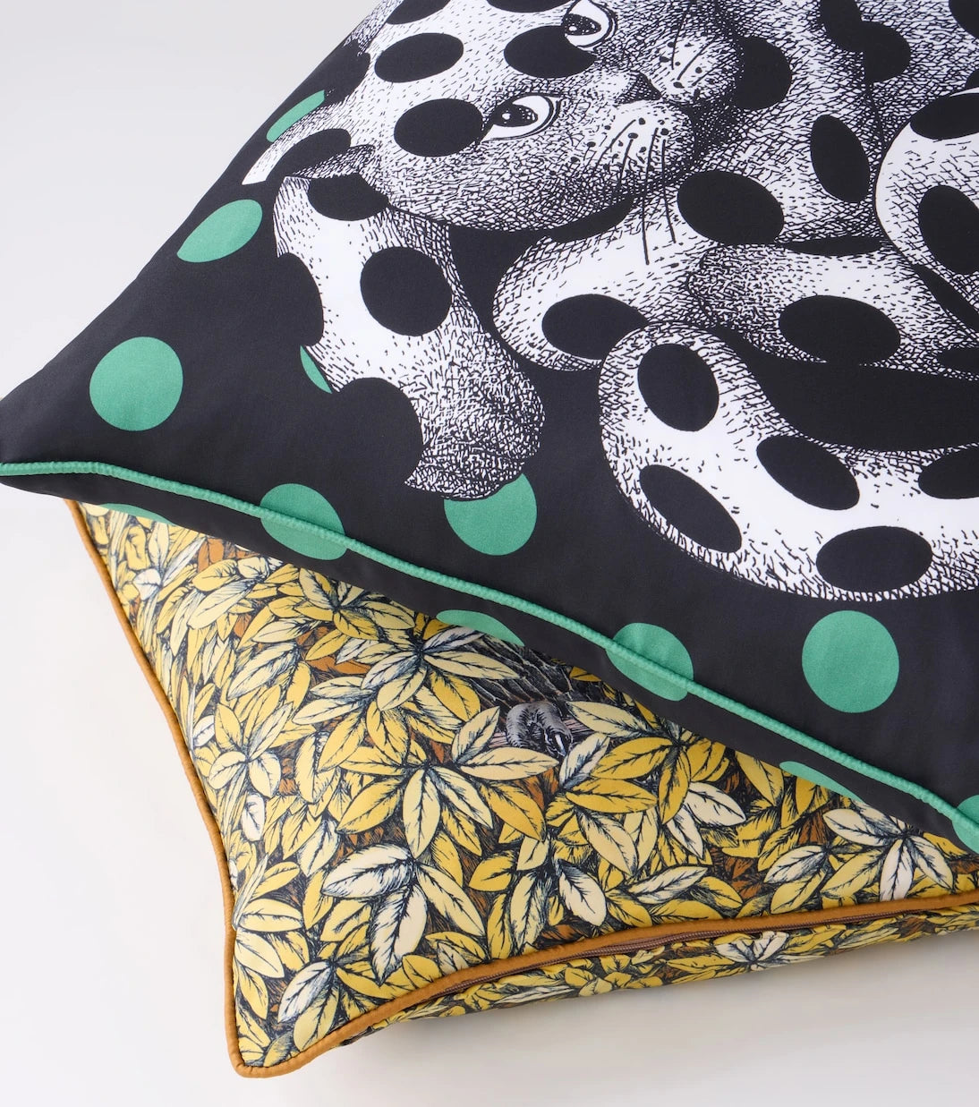 Fornasetti - High Fidelity printed silk cushion