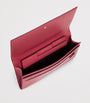 Leather Mara Marshall Travel Wallet RASPBERRY