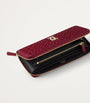 Red Leather C de Cartier International Zipped Wallet