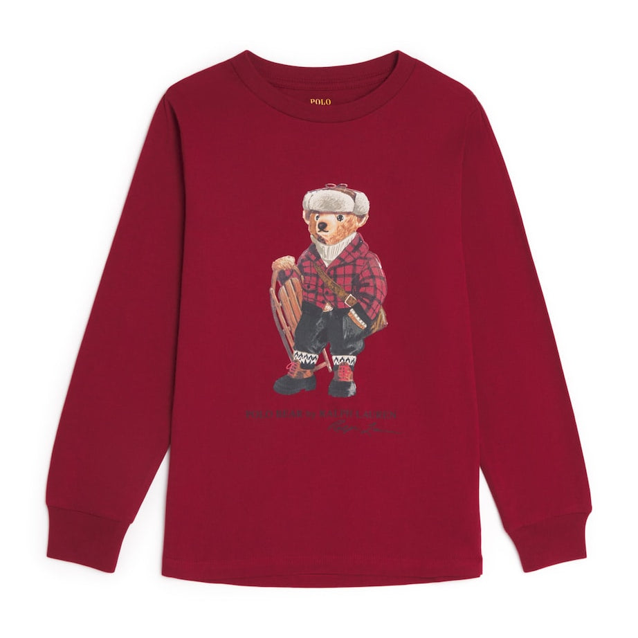 Ralph Lauren Kids Cotton Polo Bear T-Shirt (6-14 Years)
