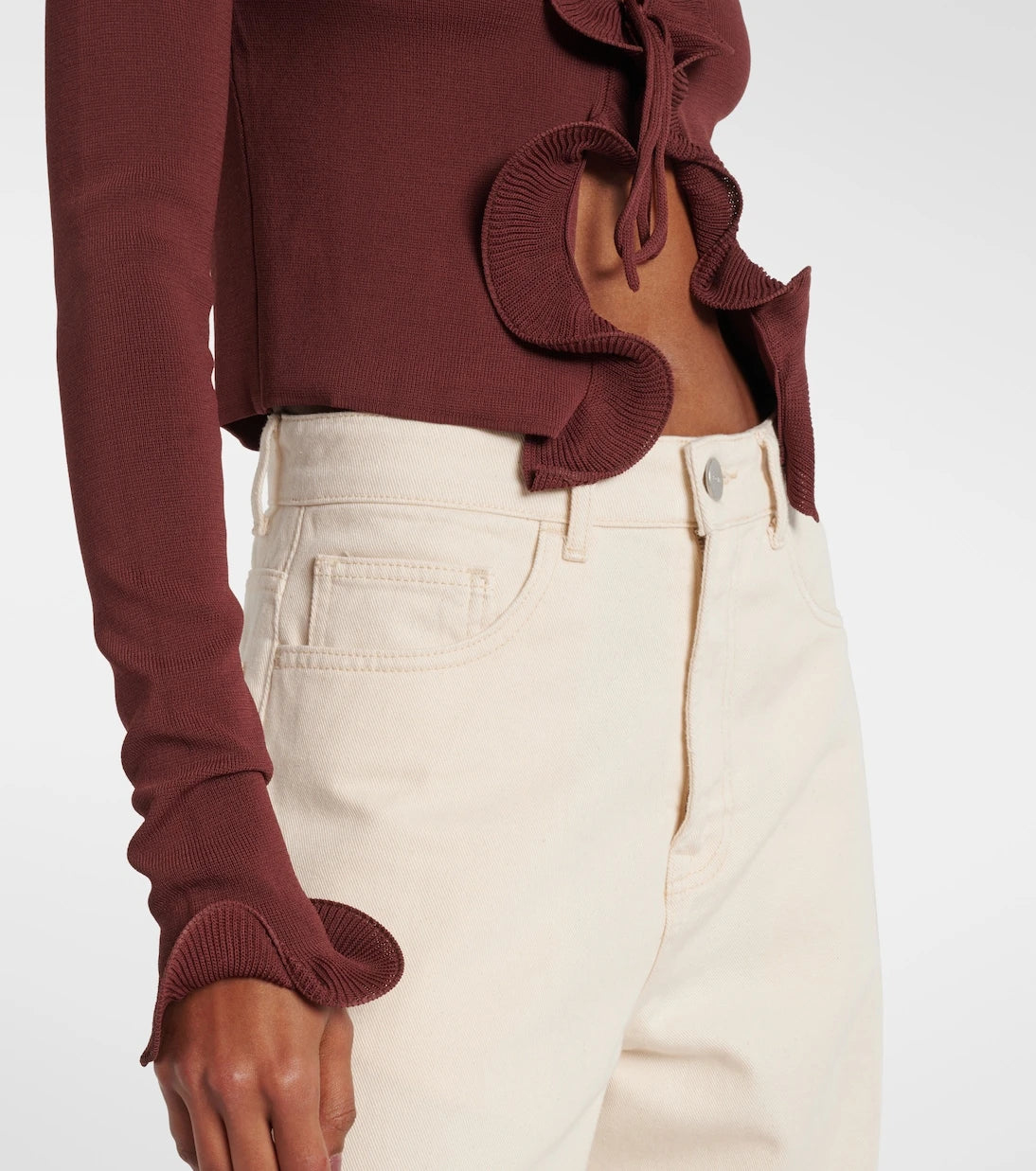 Same - Knitted ruffled top