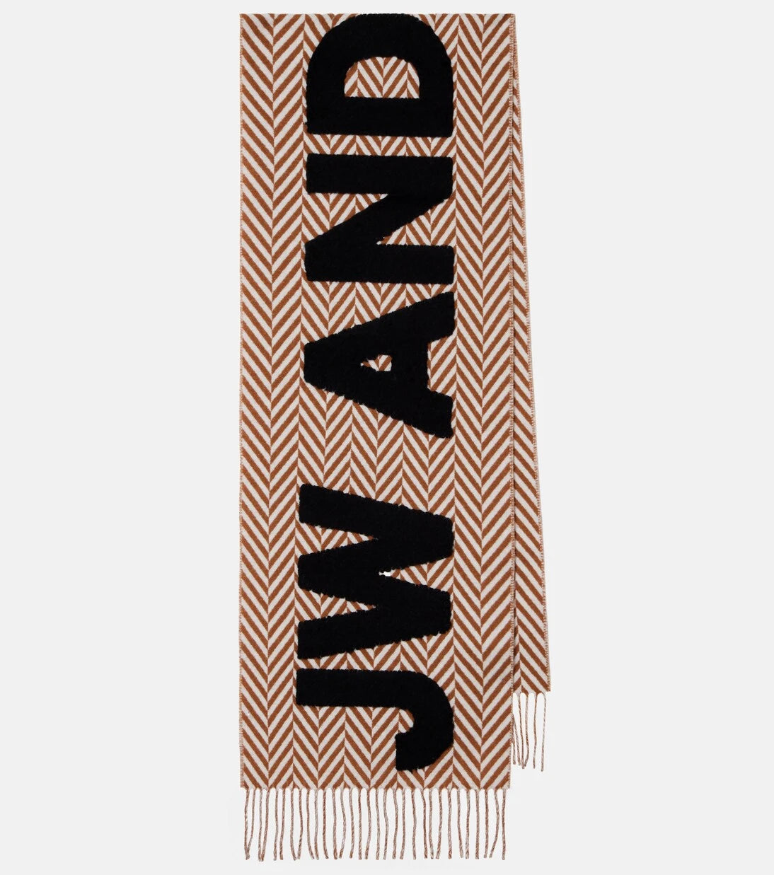 JW Anderson - Logolu yün ve alpaka karışımı atkı