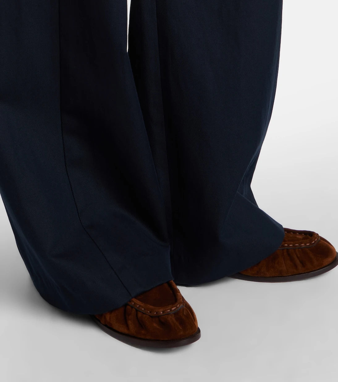 Nili Lotan - Reed cotton and linen flared pants
