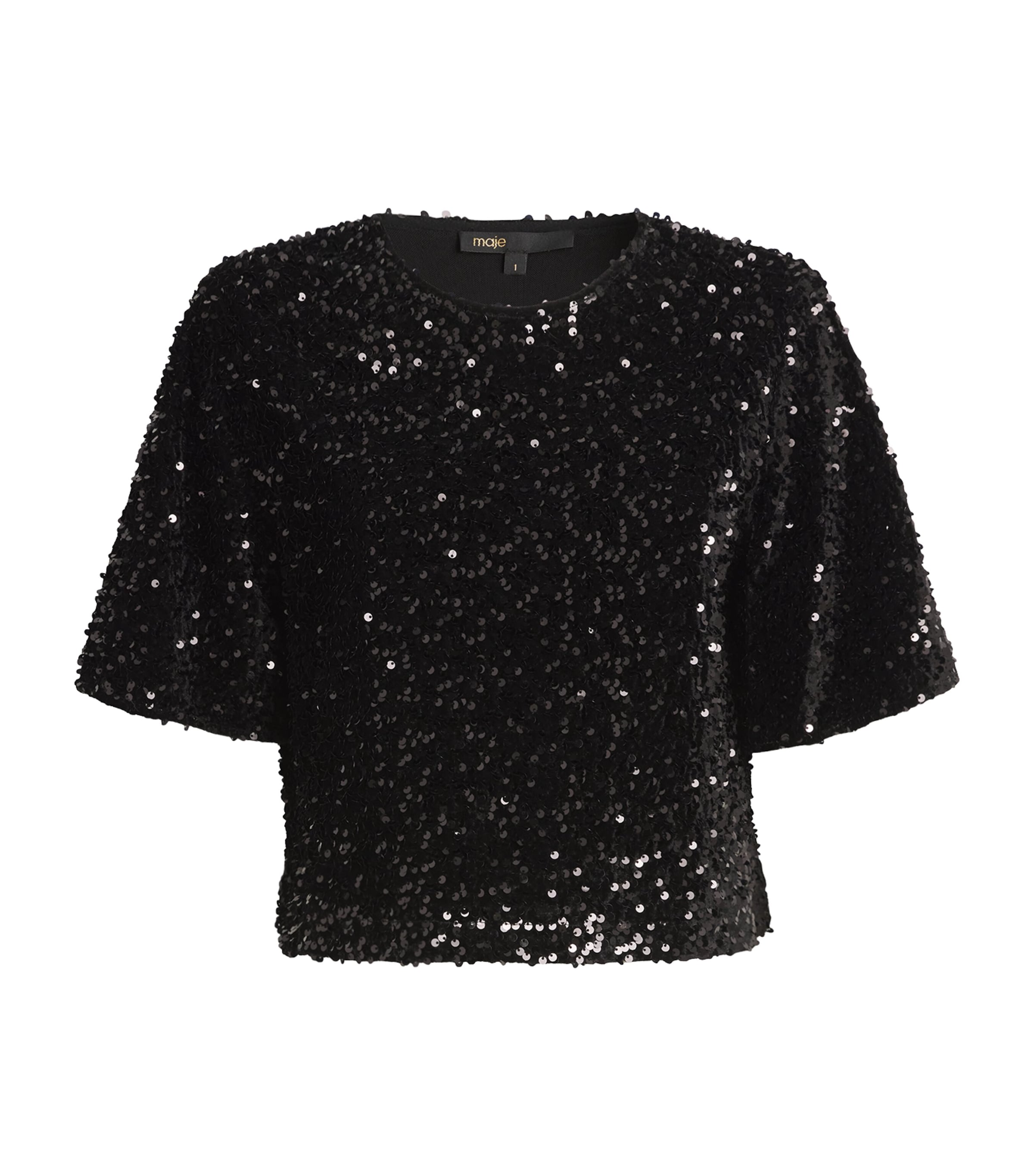 Velvet Embellished Top