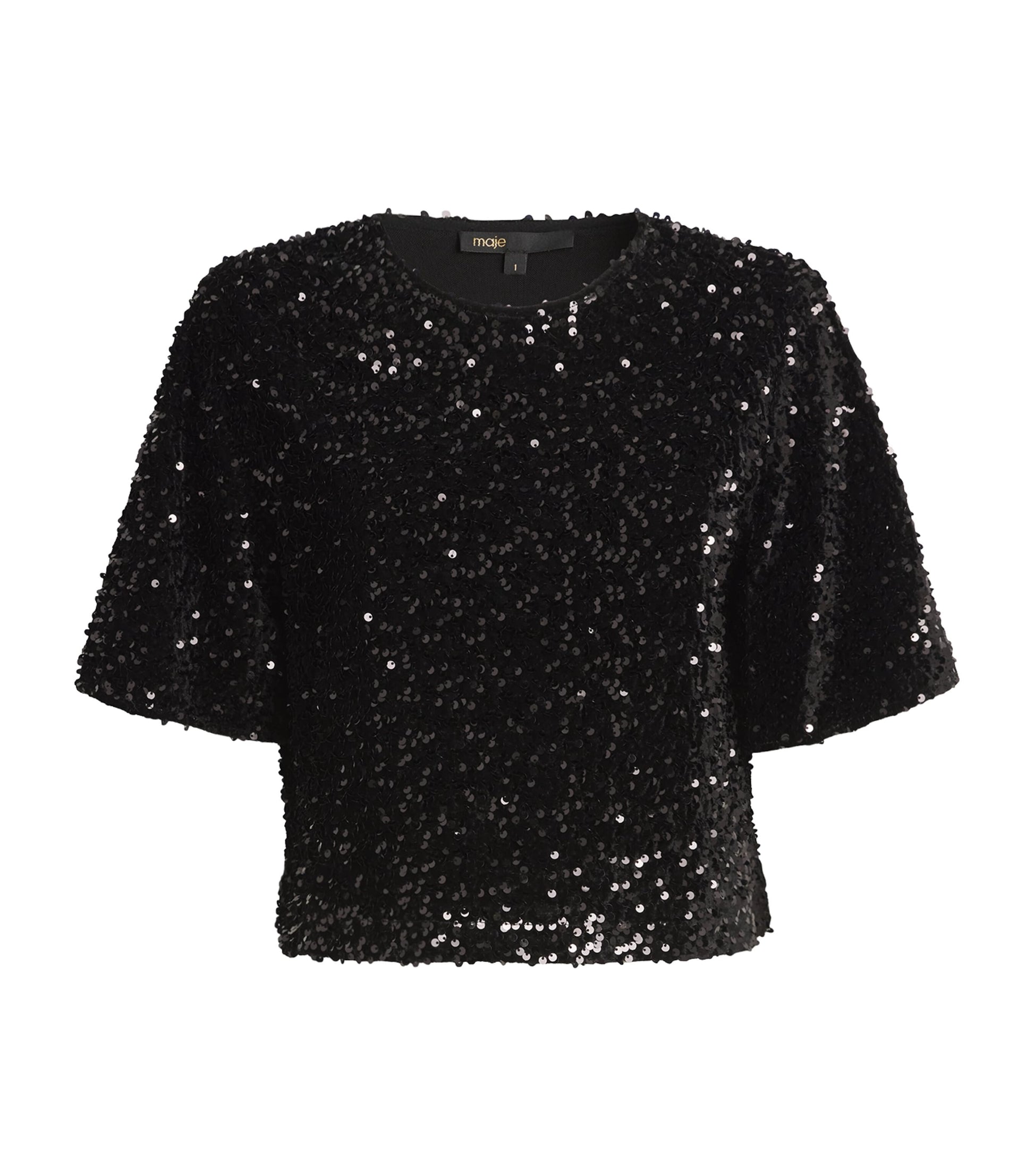 Velvet Embellished Top
