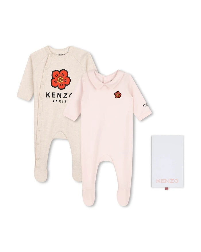 Kenzo Kids Bebek Pamuklu Tulum (2 adet)