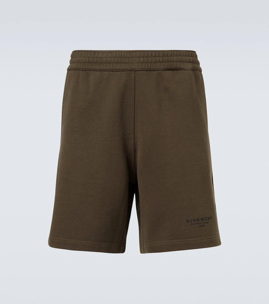 Givenchy - Givenchy Stamp cotton Bermuda shorts