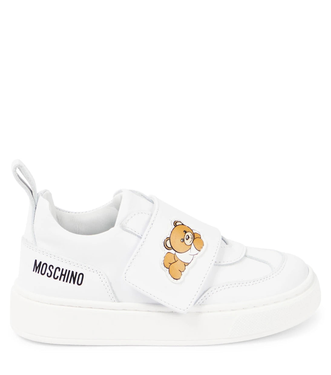 Moschino Kids - Teddy Bear leather sneakers