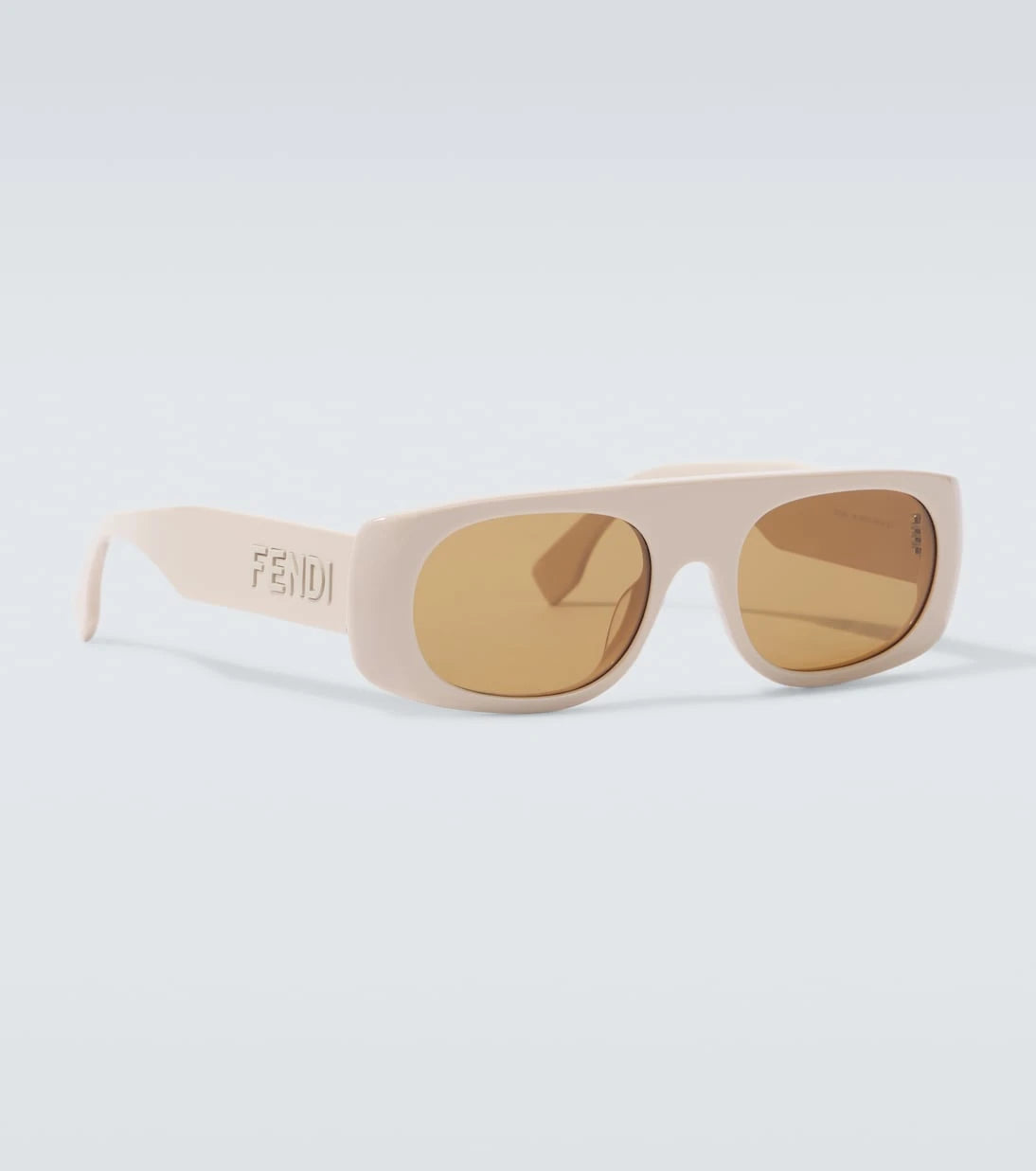 Fendi - Signature oval sunglasses