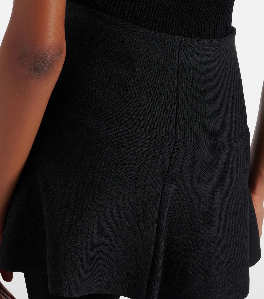 Alaïa - Cropped peplum leggings