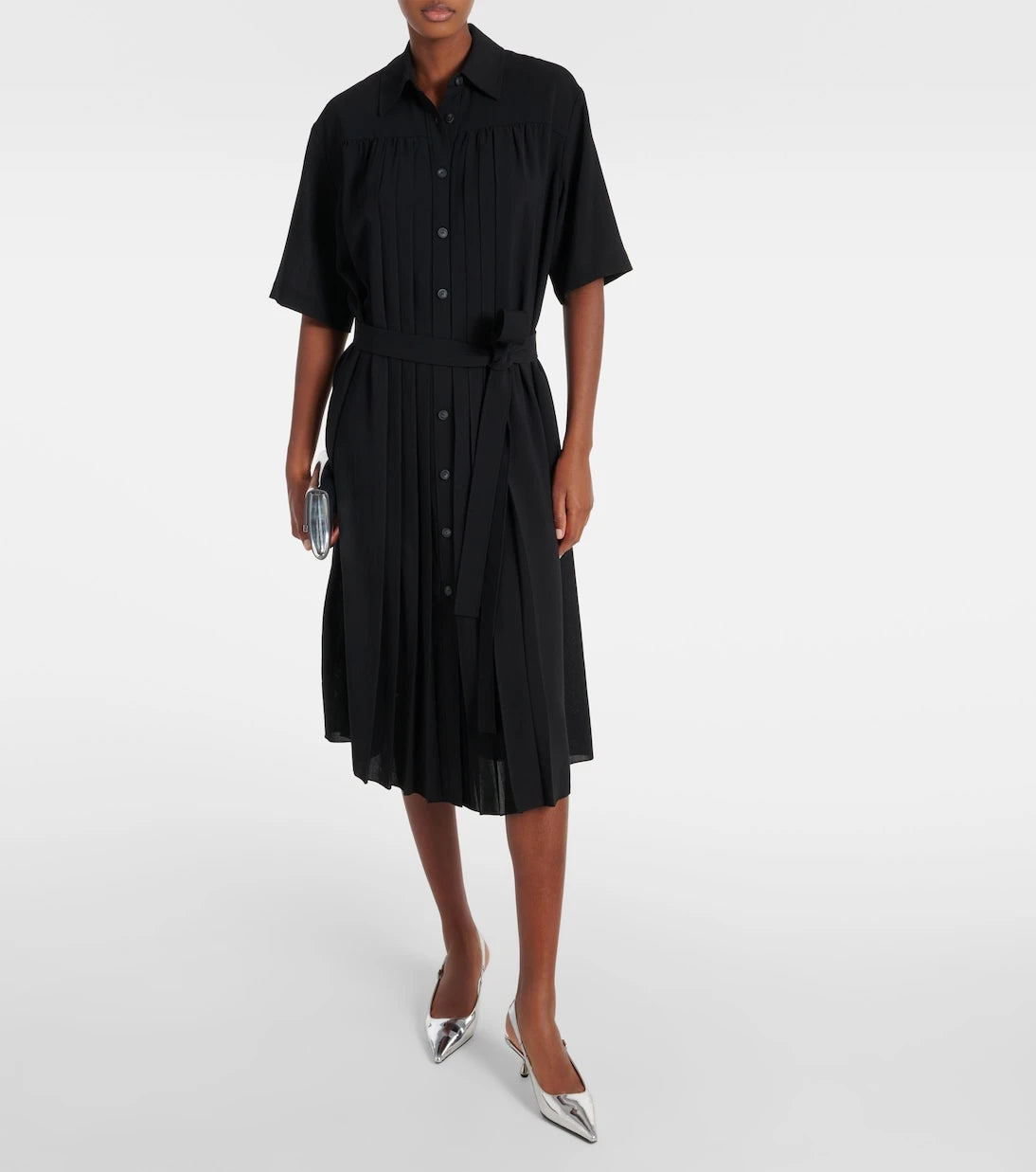 Joseph - Arcade plissé midi dress