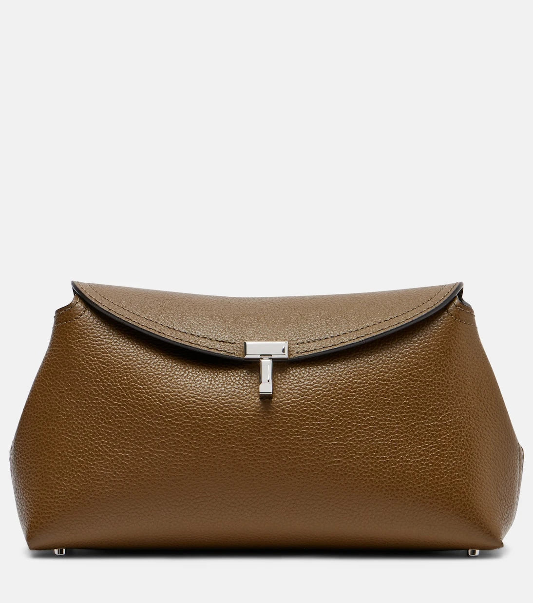 Toteme - T-Lock leather clutch