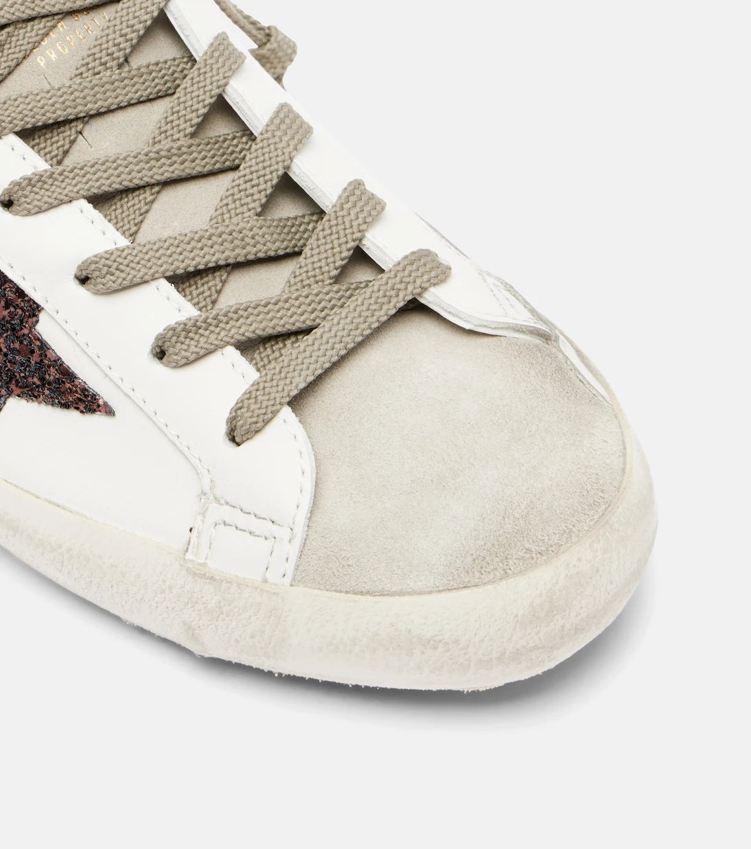 Golden Goose - Super Star glitter leather sneakers