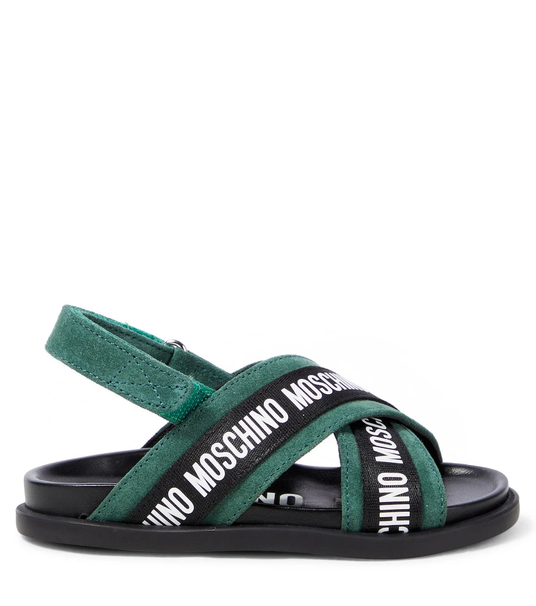 Moschino Kids - Logo leather sandals