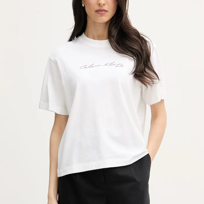 Calvin Klein Jeans тениска дамска от памук