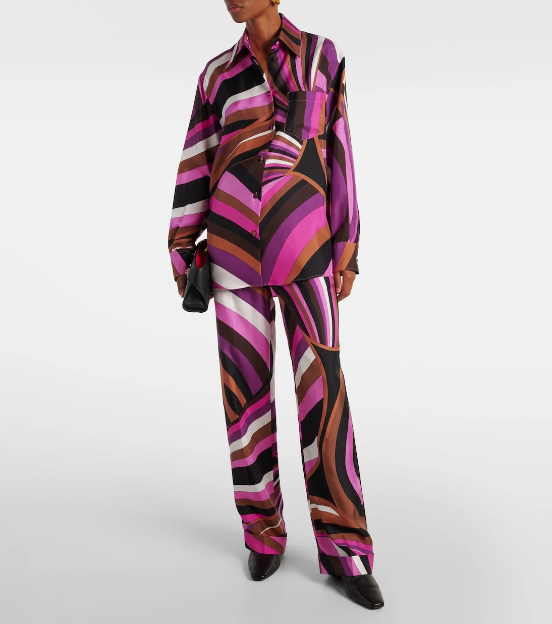 Pucci - Iride silk twill shirt