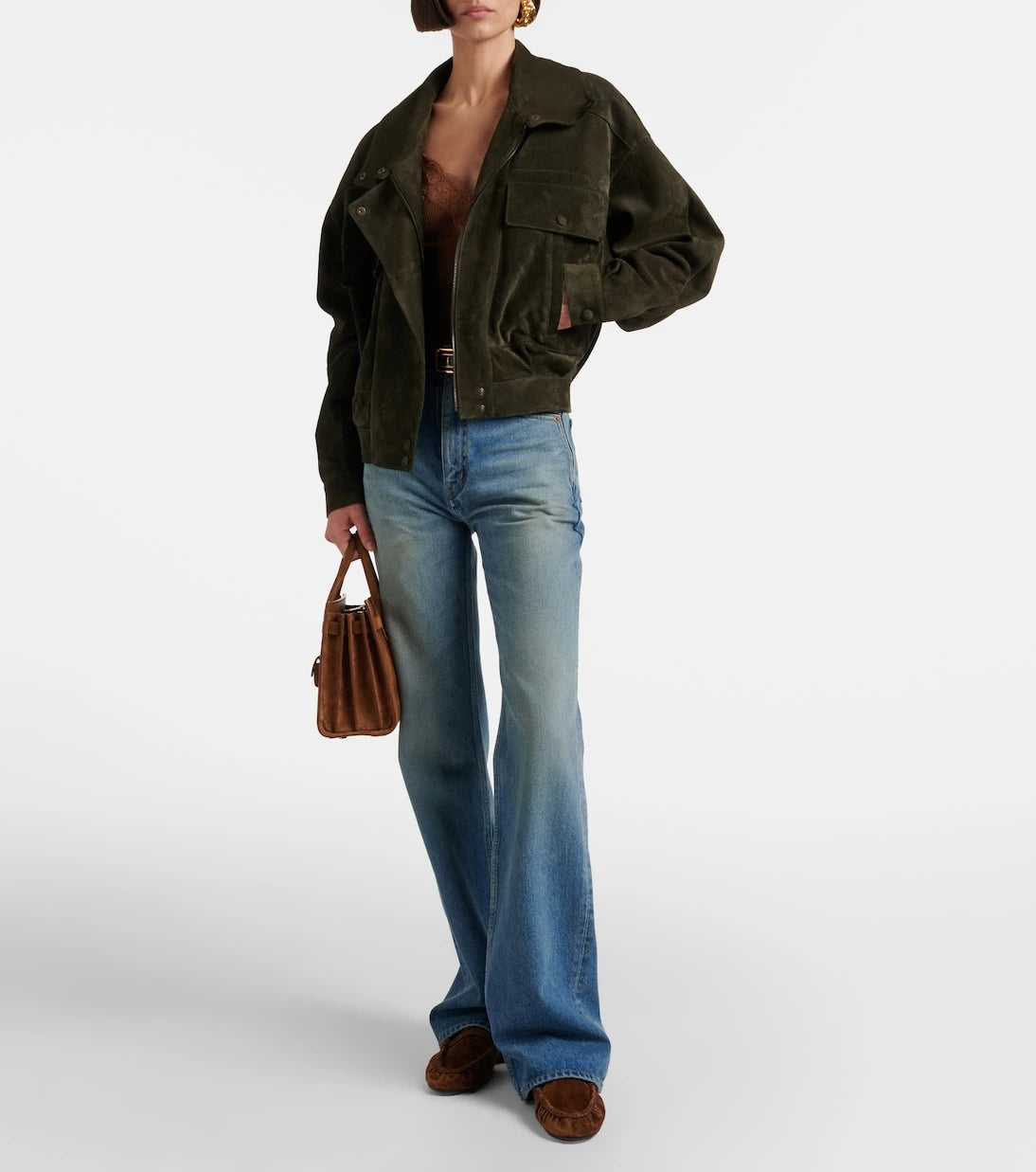 Saint Laurent - 70's high-rise wide-leg jeans
