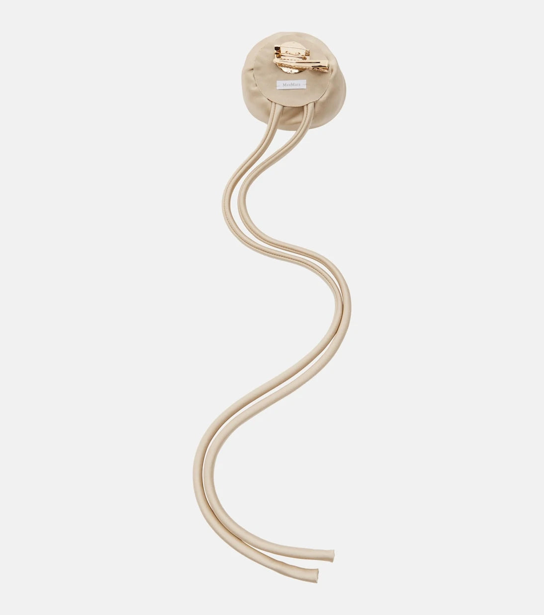 Max Mara - Moschea floral-appliqué satin brooch