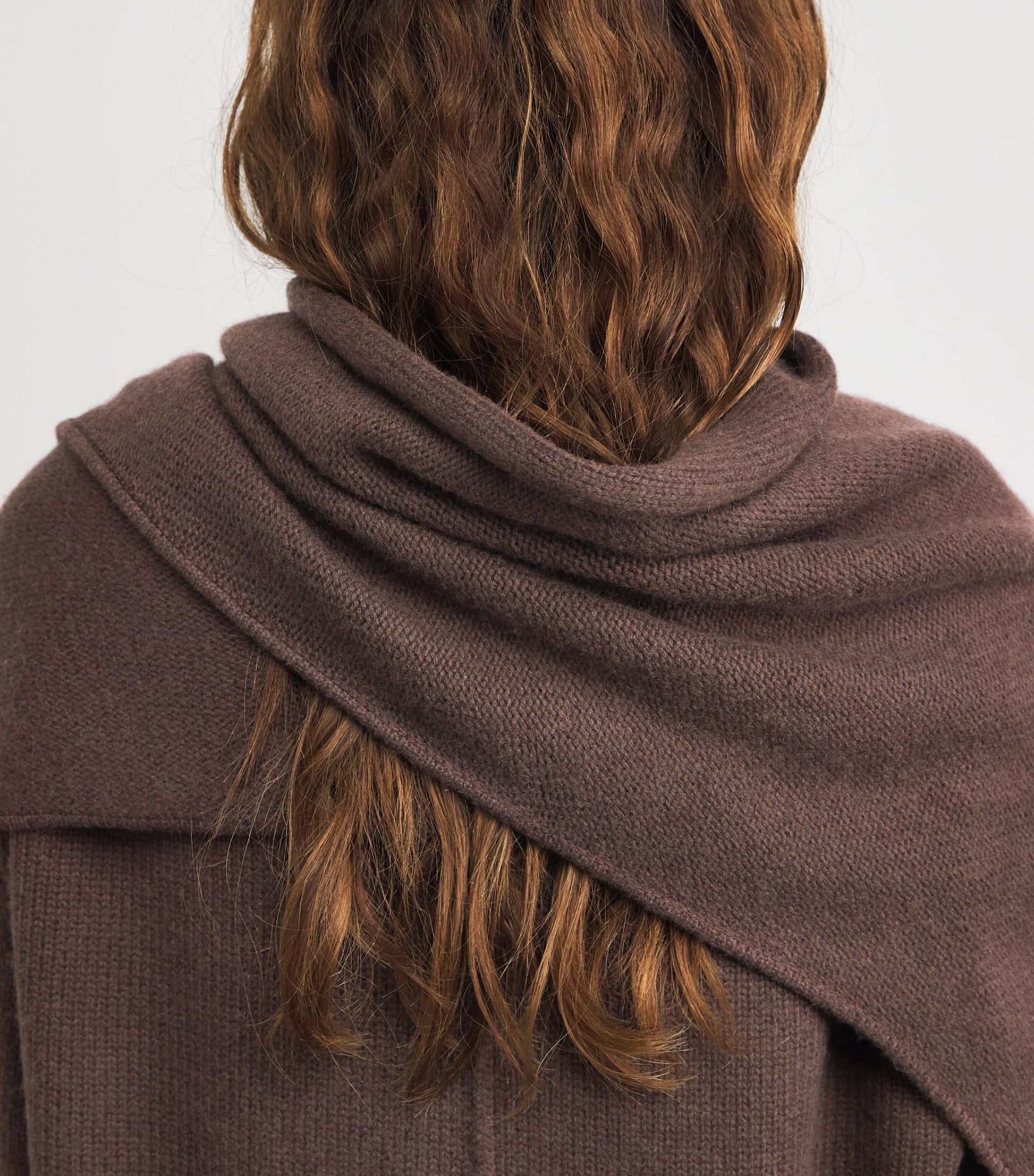 Wool-Cashmere Elson Scarf Sweater