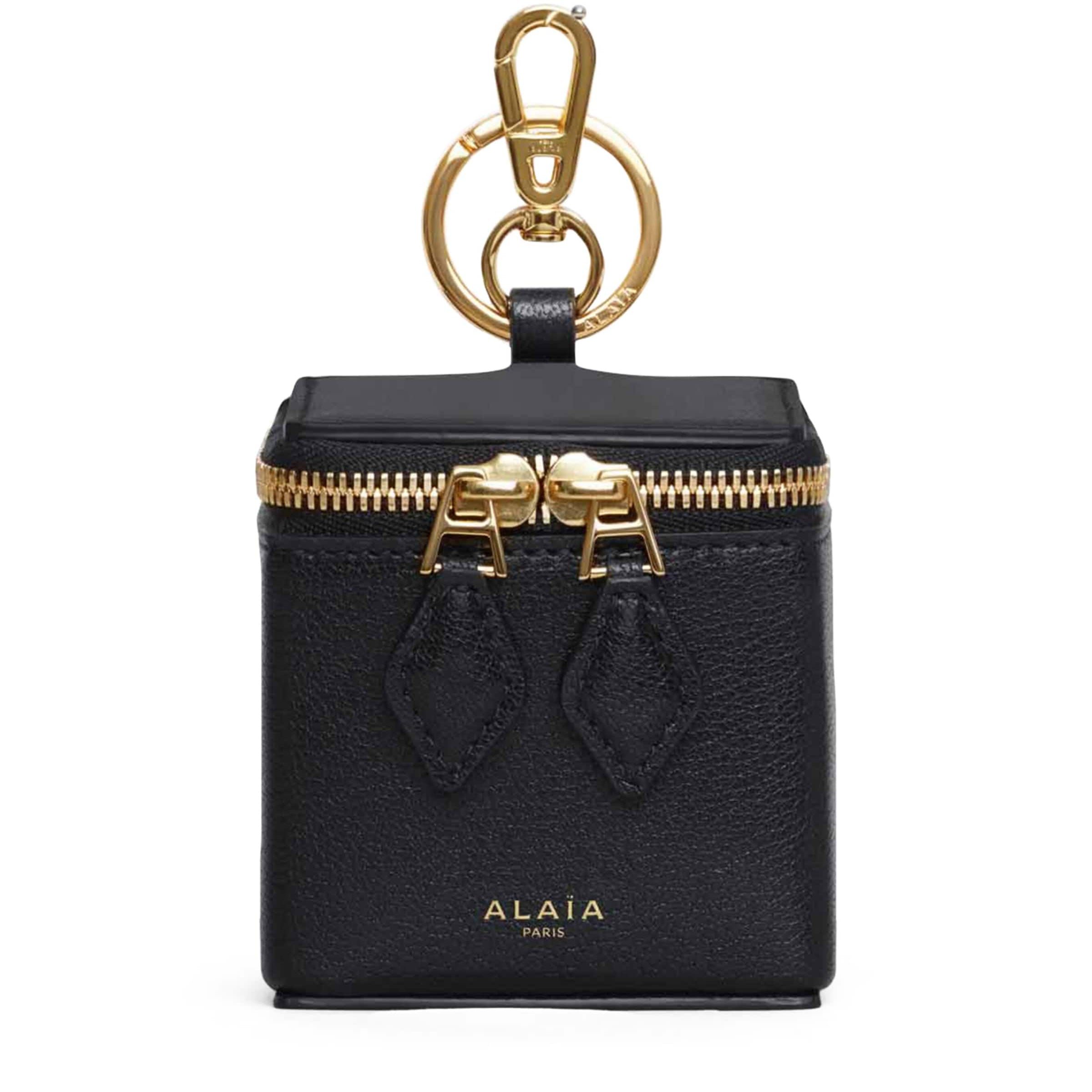 Alaïa Black Goatskin Square Coin Purse