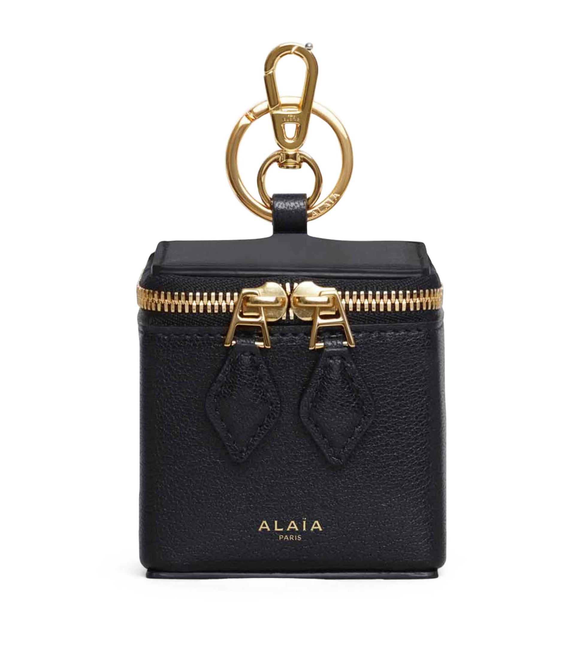 Alaïa Black Goatskin Square Coin Purse