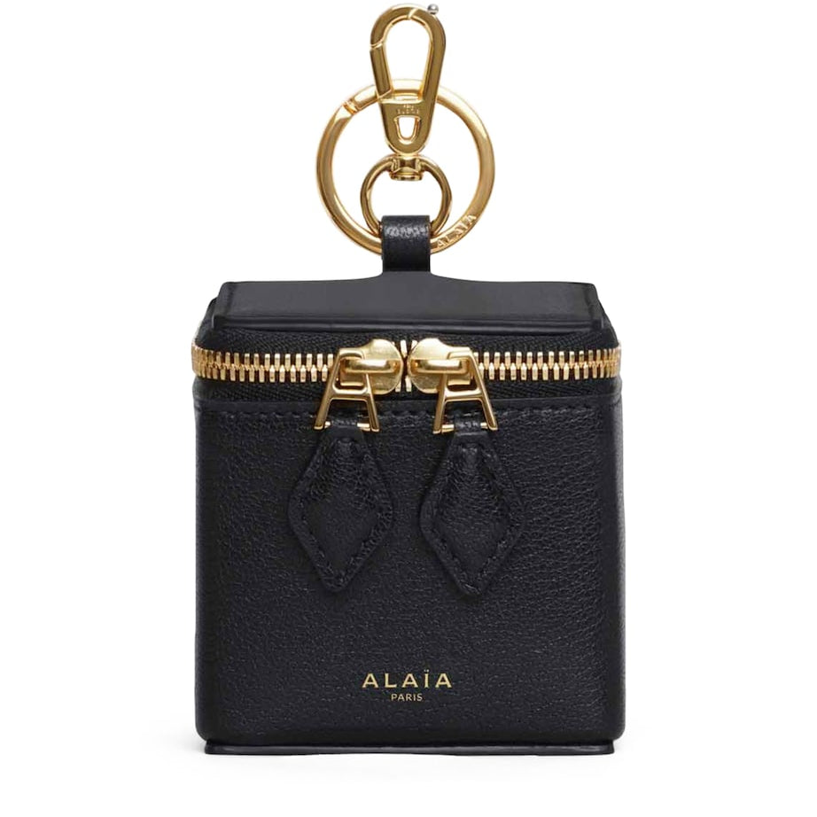 Alaïa Black Goatskin Square Coin Purse