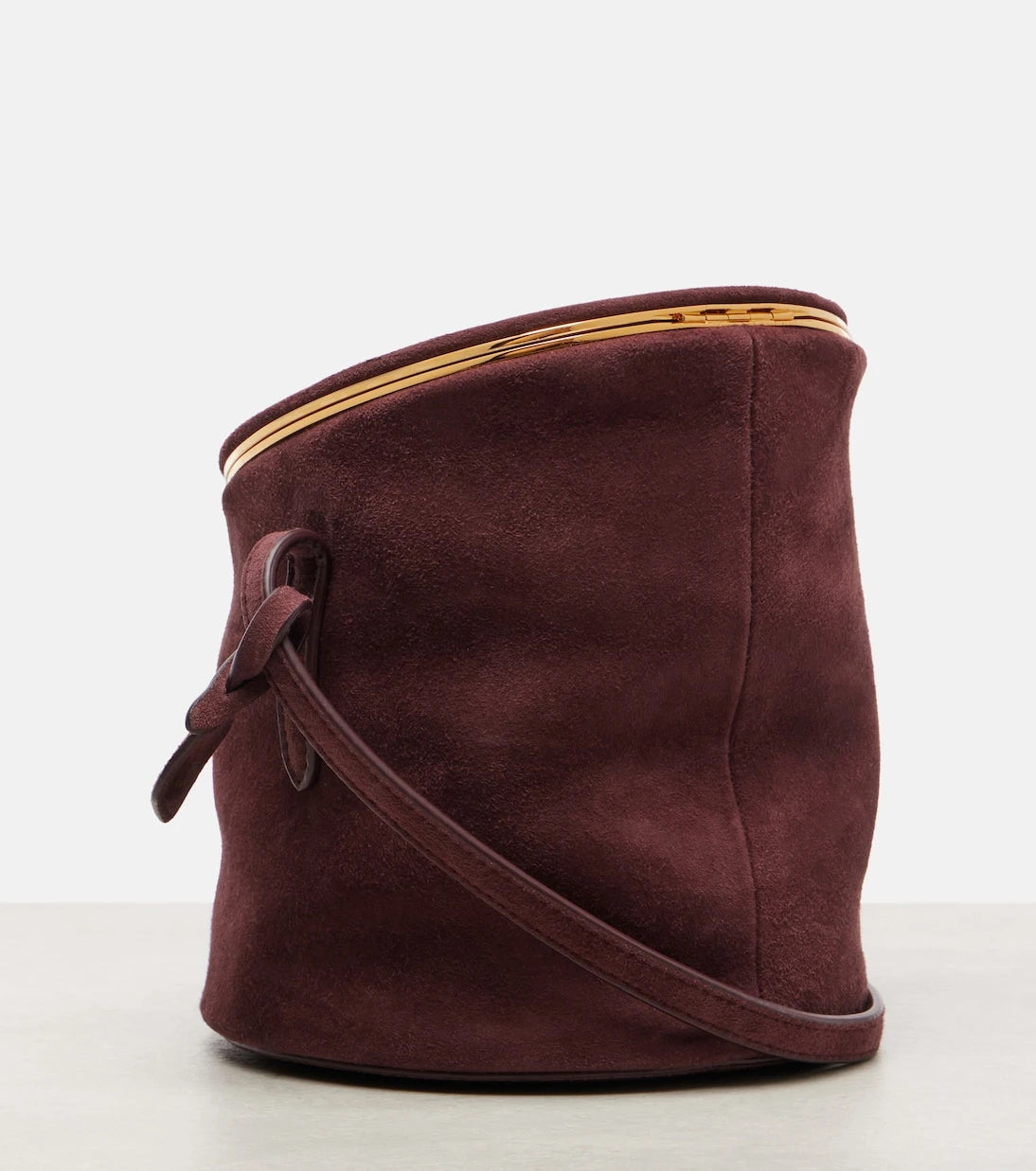 Alaïa - La Canette Small suede bucket bag