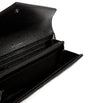Black Monogram Saint Laurent Matelassé Large Flap Wallet