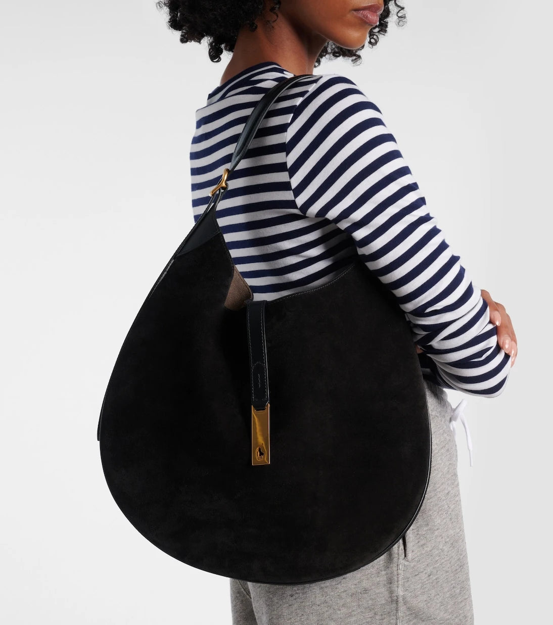 Polo Ralph Lauren - Large suede shoulder bag