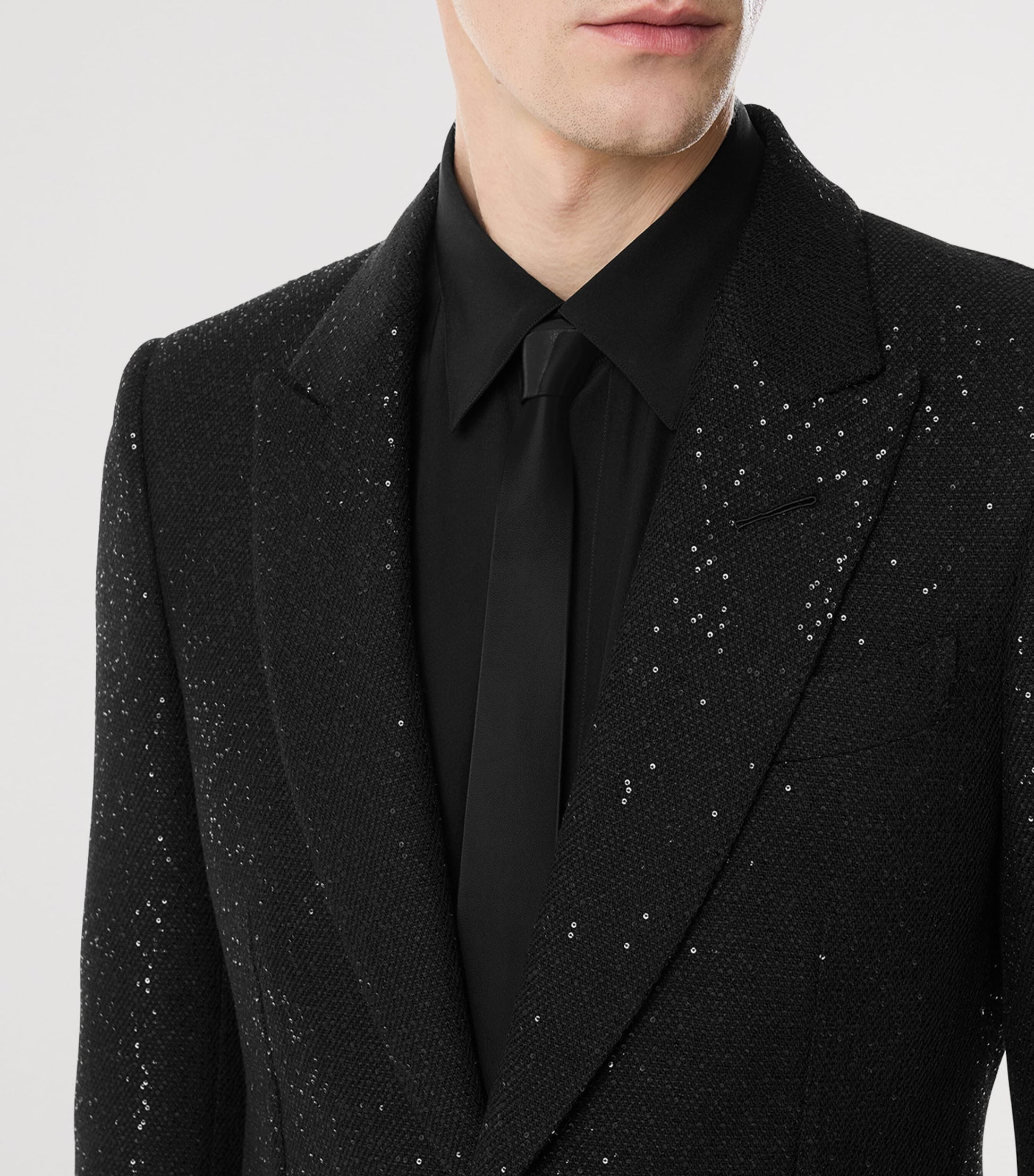 TOM FORD Virgin Wool-Blend Sequinned Blazer