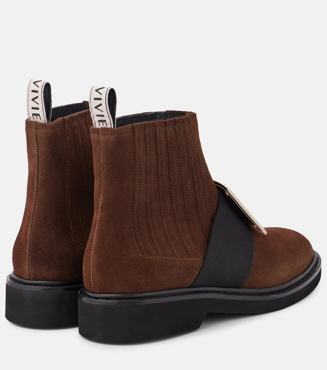 Roger Vivier - Viv' Rangers suede Chelsea boots