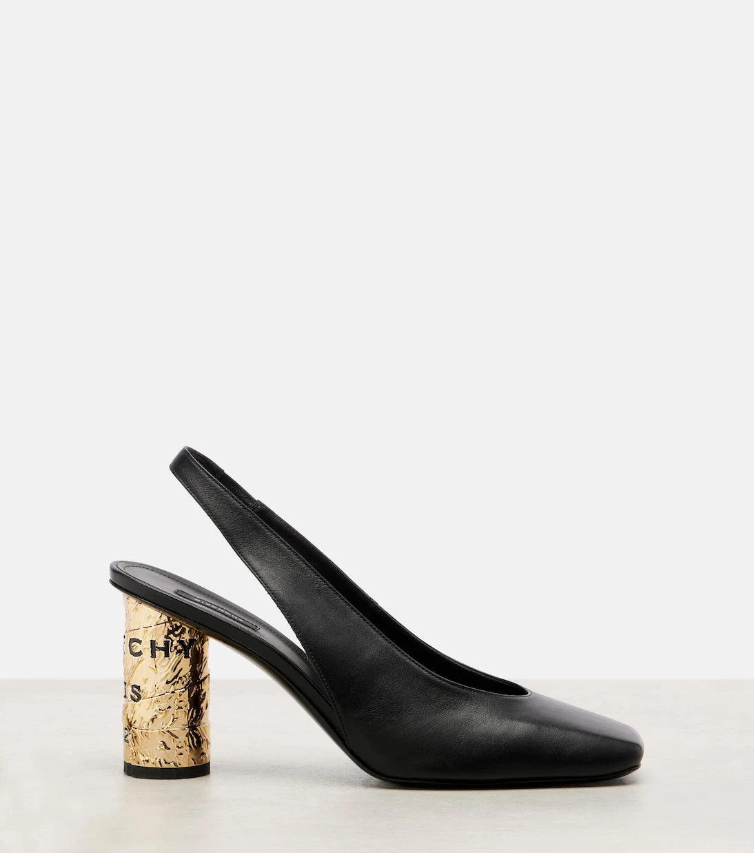 Givenchy - Tape 85 leather slingback pumps