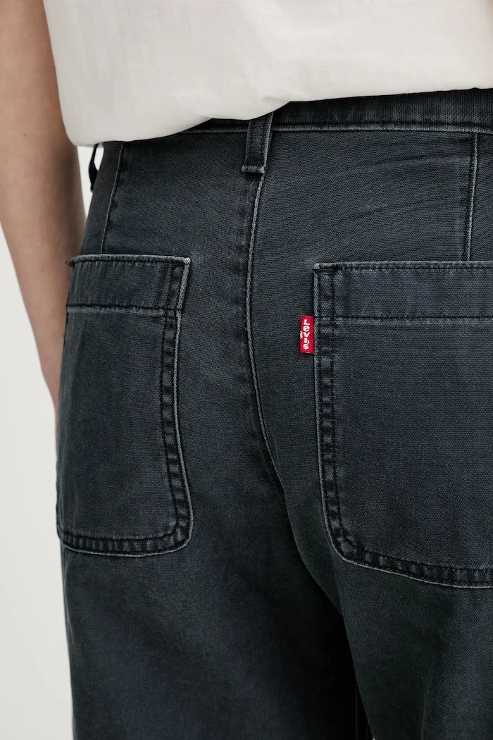 Levi's панталон дамски от памук SUPERLOW LOOSE CARGO ND