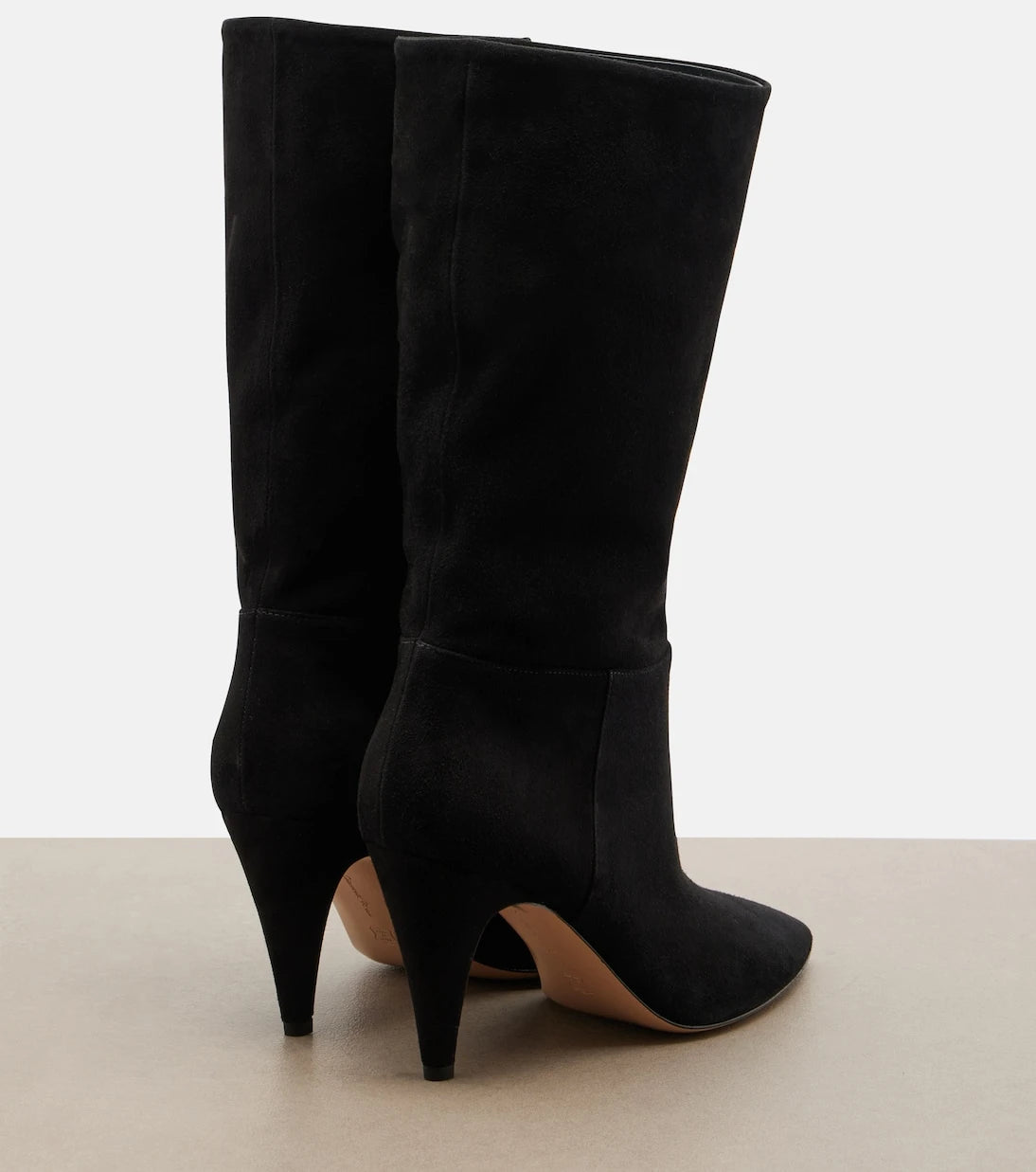Gianvito Rossi - Elise suede mid-calf boots