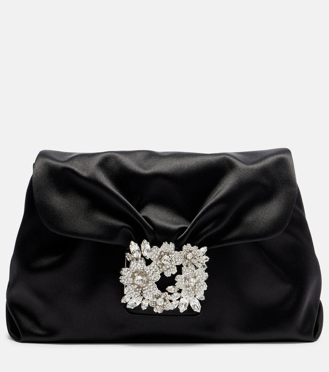 Roger Vivier - Efflorescence Mini satin clutch