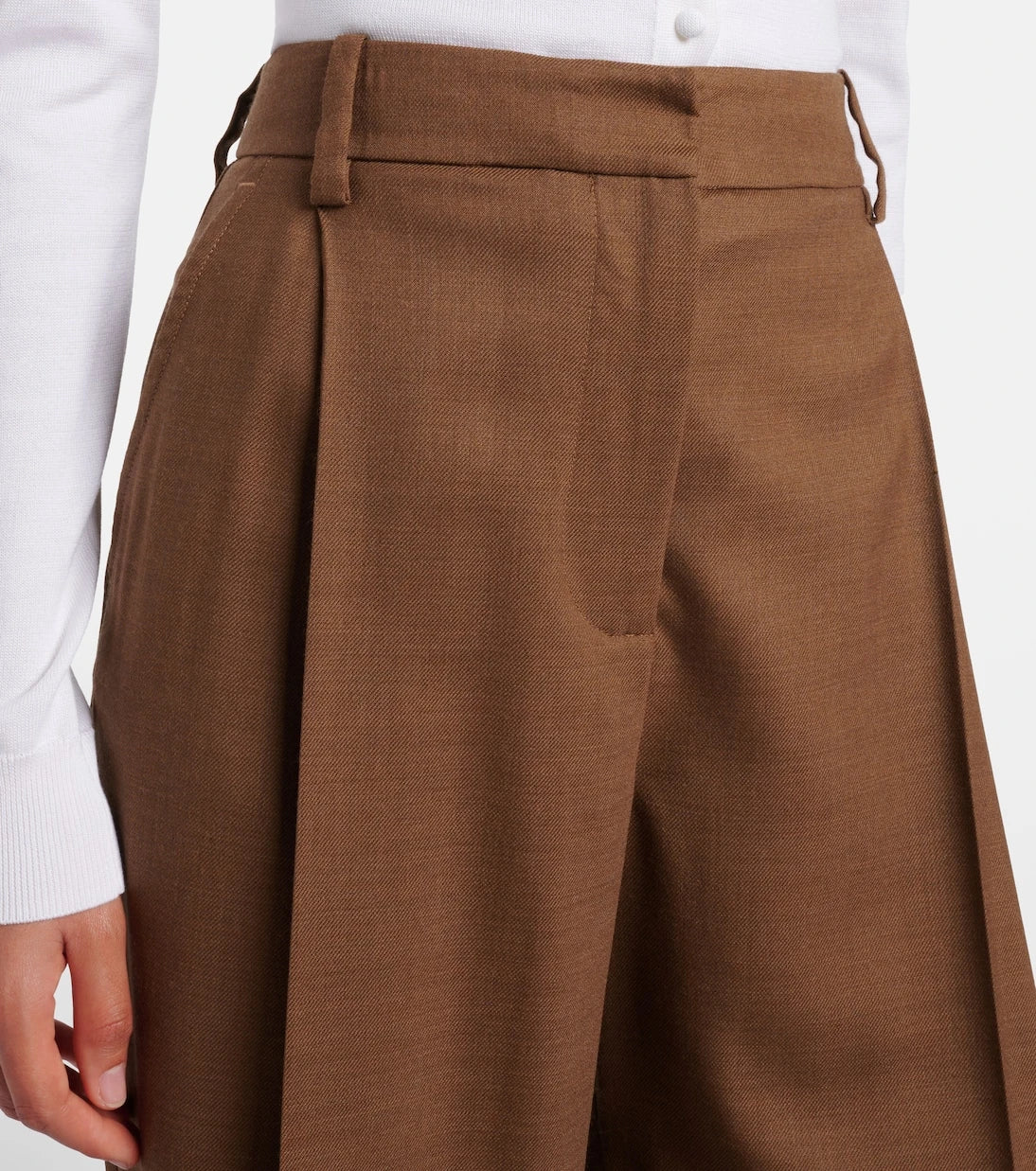 Oscar de la Renta - Wool wide-leg pants