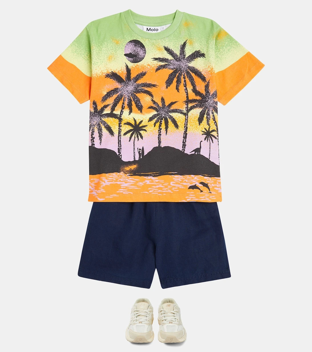 Molo - Riley printed cotton jersey T-shirt