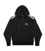 Balenciaga Black Zipped Zip-Up Hoodie
