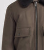Belstaff Brown Wool-Blend Welder Jacket