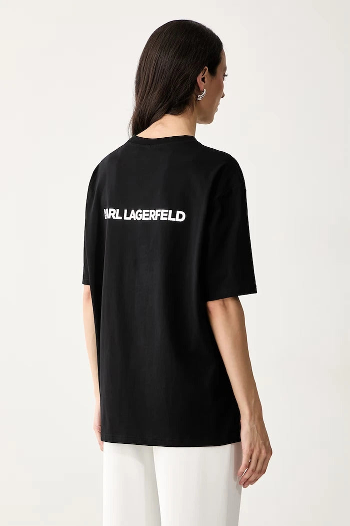 Karl Lagerfeld Pamuk Kadın Tişört