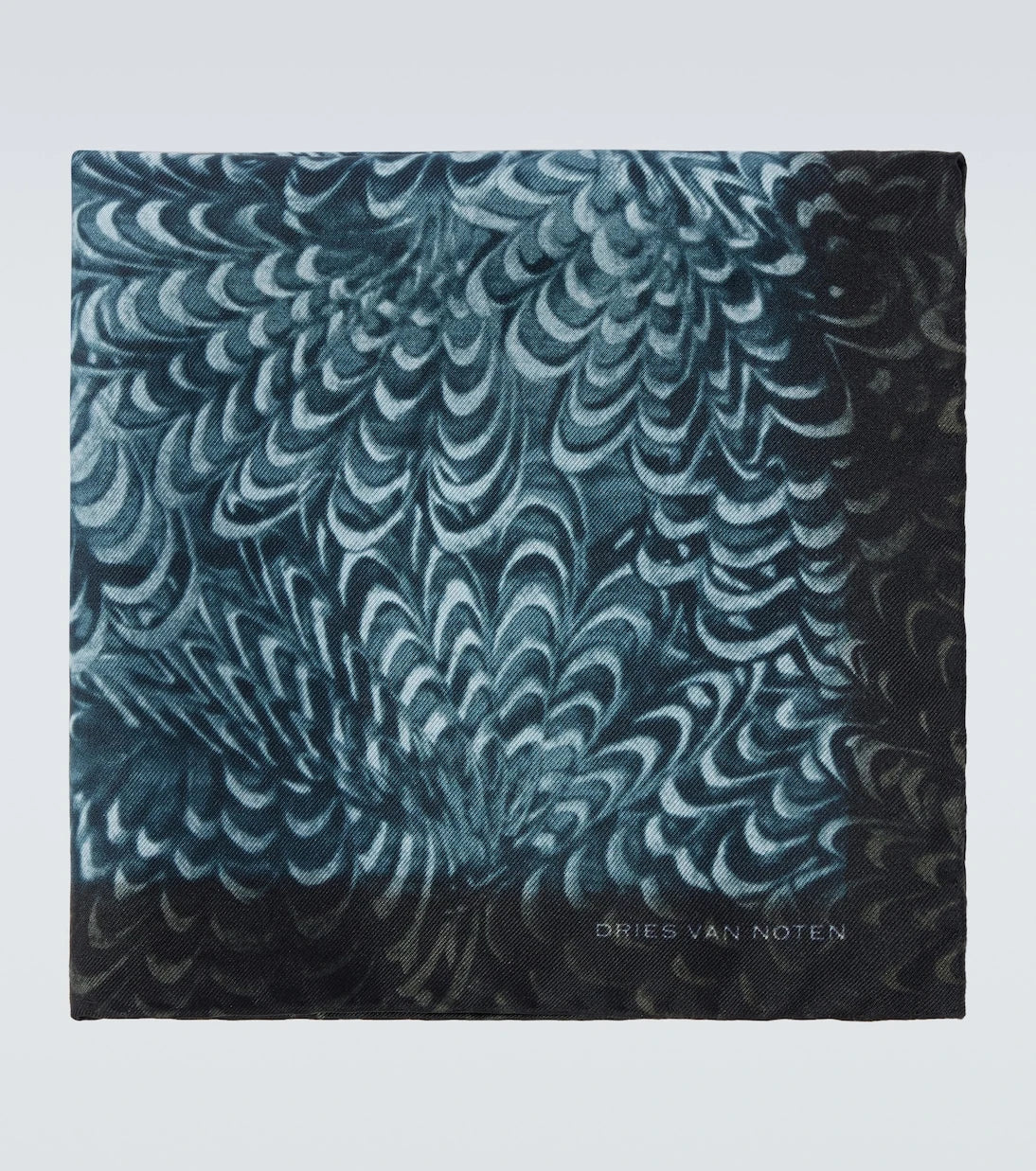 Dries Van Noten - Printed silk pocket square