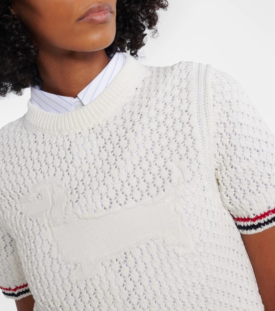 Thom Browne - Jacquard cotton sweater