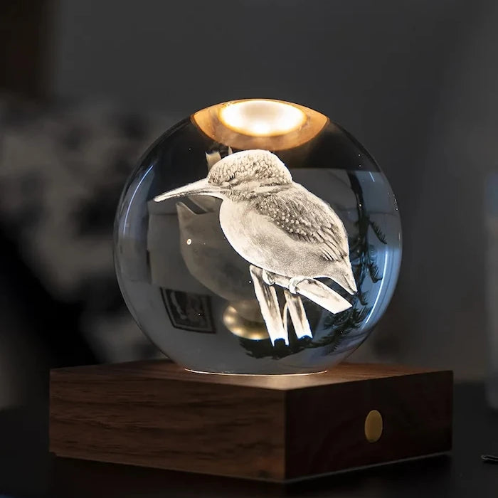 Led лампа Gingko Design Amber Crystal Light