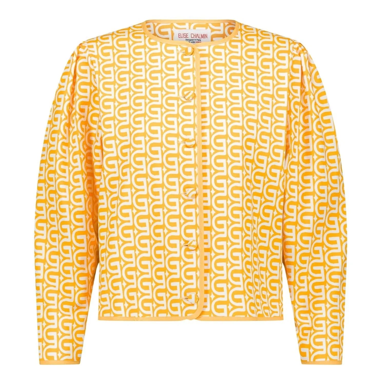 Elise Chalmin - Diane Cotton Jacket | Yellow
