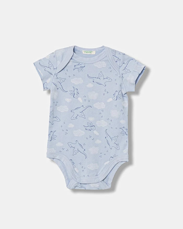 United Colors of Benetton bebek body pamuklu elastanlı 2'li