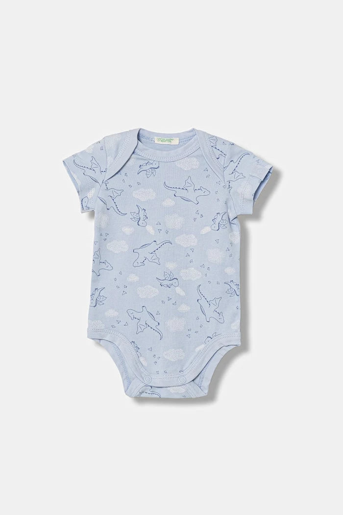 United Colors of Benetton bebek body pamuklu elastanlı 2'li